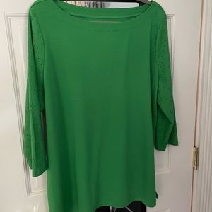 Loft Outlet 3/4 sleeve Green Top XXL